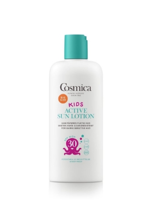 Cosmica Sun Kids Active sollotion SPF 30 uten parfyme (300 ml)