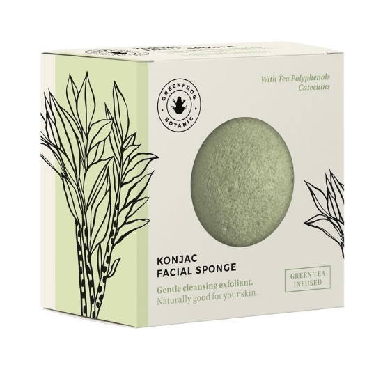 Bilde av Konjac Facial Sponge, Green tea