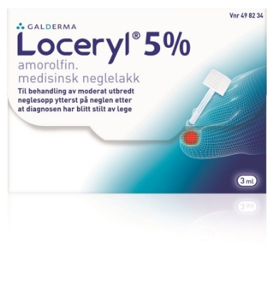 Bilde av Loceryl Medisinsk Neglelakk 5%