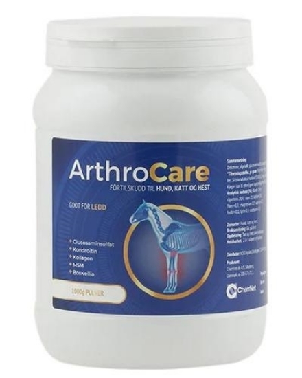 ArthroCare fortilskudd til dyr 1000 g – leddstøtte