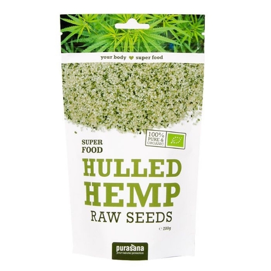 Purasana Hemp seeds 200g ØKOLOGISK