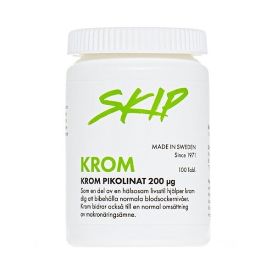 SKIP Krom 200mg 100 tabletter