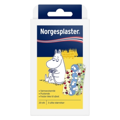 Bilde av Norgesplaster moomin 20stk