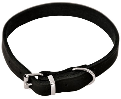 Dogman Skinnhalsbånd Svart Justerbar 40cm
