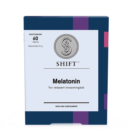 Shift Melatonin 60 kapsler