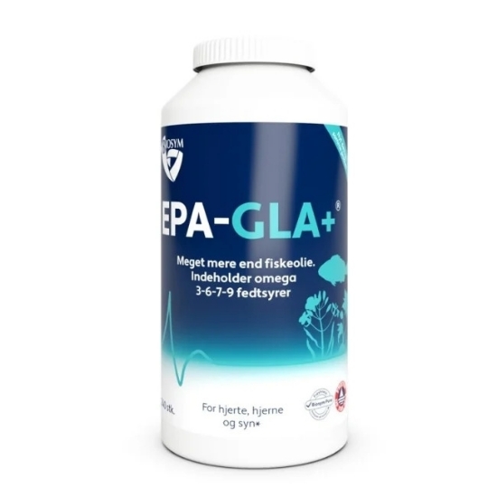 Biosym EPA‑GLA+ Omega 3‑6‑7‑9 – 220 kapsler