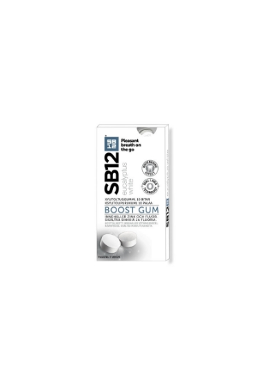 SB12 boost eucalyptus white  Tyggegummi 10 stk