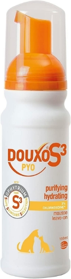 Douxo S3 Pyo Mousse 150 ml – hudpleie for hund og katt