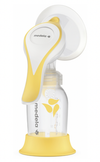 Medela Harmony Flex manuell brystpumpe – lett, stille og ergonomisk pumpe med Flex‑brysttrakt