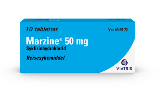 Bilde av Marzine Tabletter 50mg utsolgt