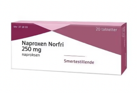Bilde av Naproxen Norfri Tabletter 250mg