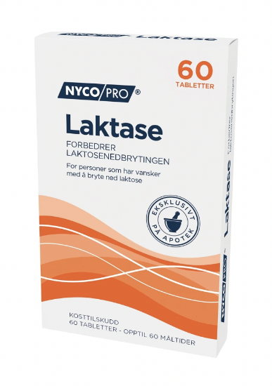 Bilde av Nycopro Laktase (60 tabletter)