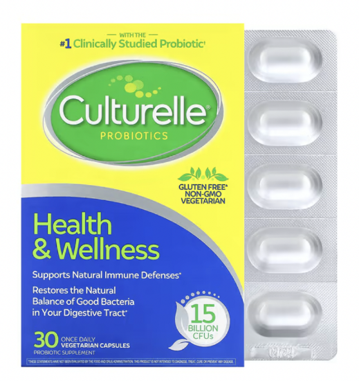 Culturelle Probiotic 15 mrd 30 kapsler