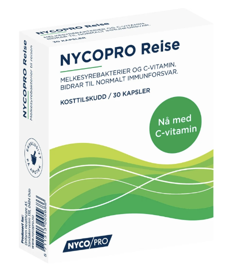 Bilde av Nycopro Reise (30 kapsler)