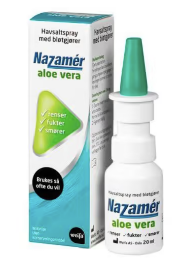 Bilde av Nazamer Aloe Vera Saltvannspray 20ml
