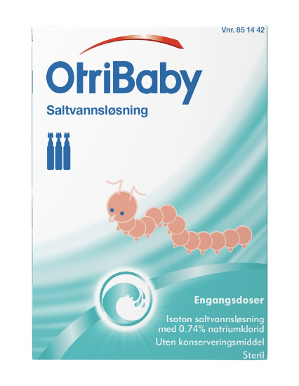 OtriBaby Saltvannsløsning – Skånsom neserens for baby 18x5ml