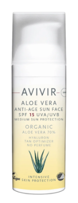 Bilde av Avivir Aloe Vera Anti Age Sun Face SPF30 50 ml