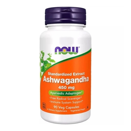 Now Ashwaganda 450mg, 90 kapsler 
