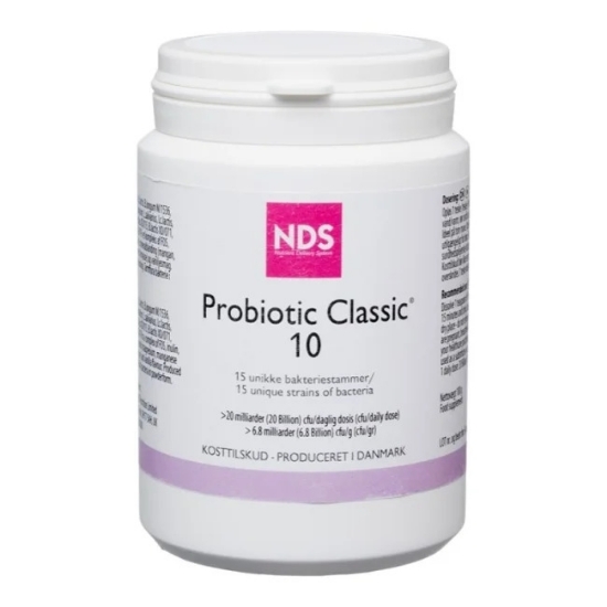 NDS Probiotic Classic 100 g probiotisk pulver med 15 bakteriestammer