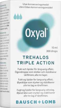 Bilde av Oxyal Trehalos Triple Action øyedråper 10 ml