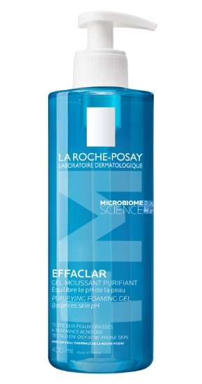 La Roche-Posay Effaclar Cleansing Gel +M 400 ml flaske