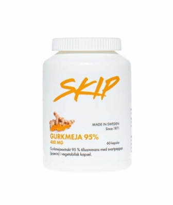 SKIP Gurkemeie med svart pepper (60 tabletter)