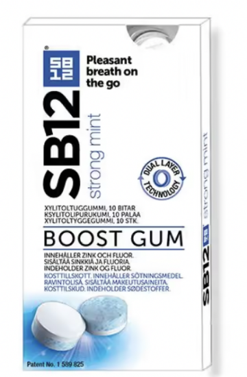 Bilde av SB12 Boost Strong Mint Tyggegummi (10 stk)