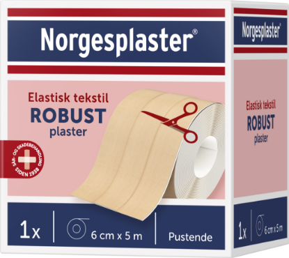 Bilde av Norgesplaster Robust  Plaster 6cmx5m