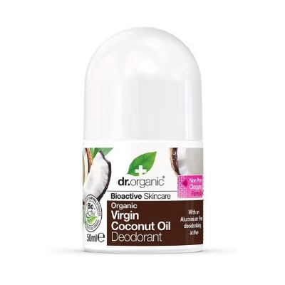 Dr. Organic Coconut Oil Deo Roll On 50ml