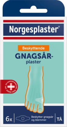 Bilde av Norgesplaster beskyttende gnagsårplaster tå 6stk