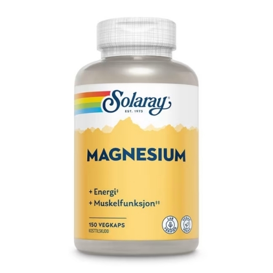 Solaray Magnesium 150 kapsler