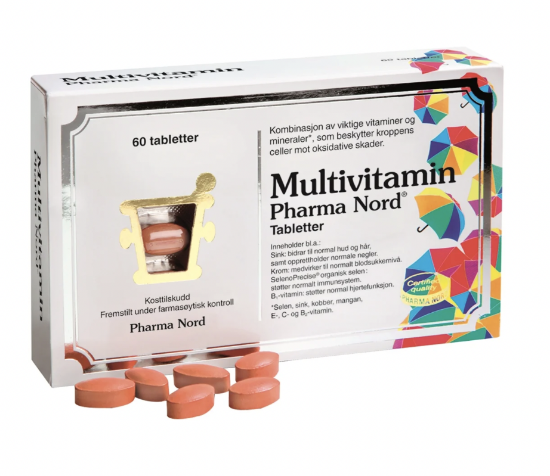 Multivitamin pharma nord 60 tabletter