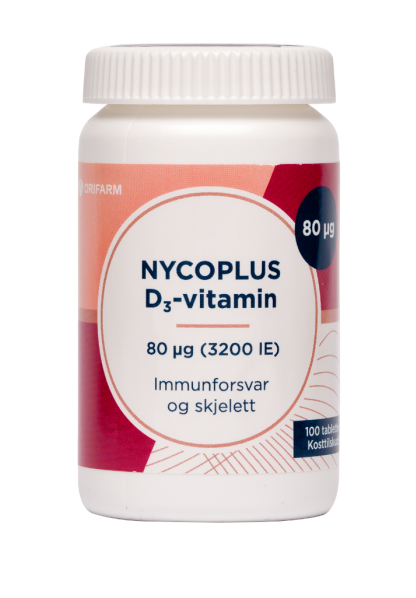Nycoplus D3-Vitamin 80 µg 100 tabletter