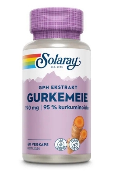 Solaray GPH Gurkemeie – 60 kapsler