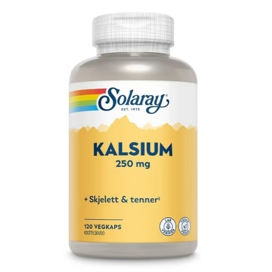 Solaray Kalsium 120 kapsler 