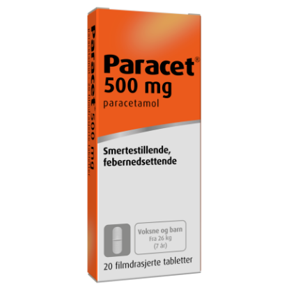 Bilde av Paracet Tabletter 500mg Avlange