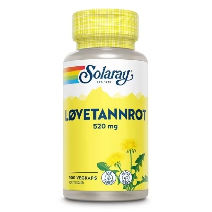 Bilde av Solaray Løvetannrot 100 kapsler