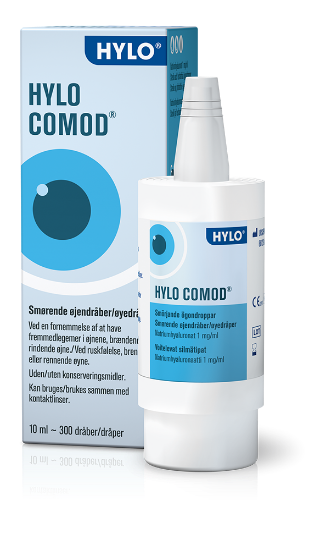 Hylo-comod øyedråper uten konserveringsmidler 10ml