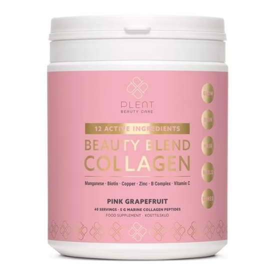 Plent Beauty Collagen Blend - Gold line, Pink Grapefruit, 277g 