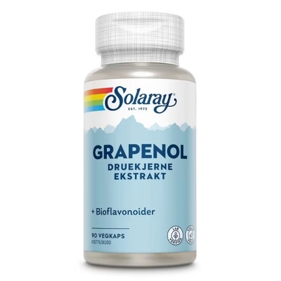 Solaray grapenol veg kapsler 90 stk