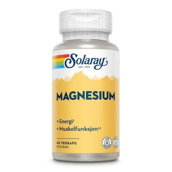 Solaray Magnesium 60 Kapsler