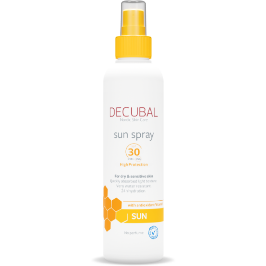 Decubal Sun Spray SPF30 uten parfyme 180 ml