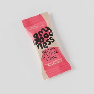 Berries n’ White Choc Oat & Nut Butter Bar 30g