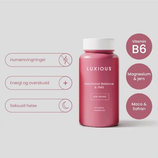 Luxious Hormonal Balance & PMS 60 stk