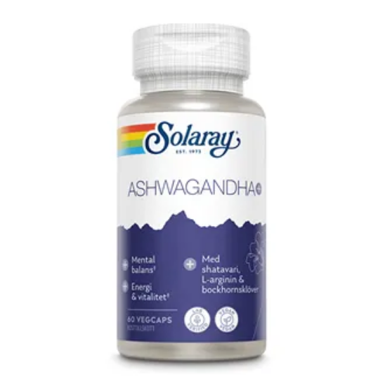 Solaray Ashwagandha 60 kapsler