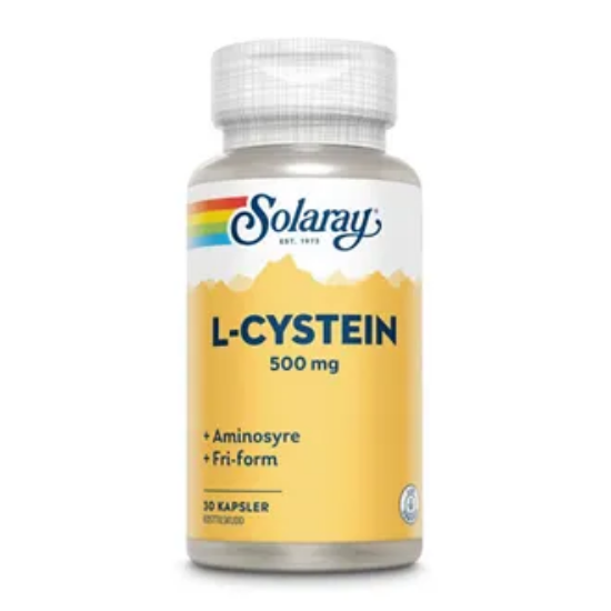 Solaray cystein 500 mg 30 kapsler