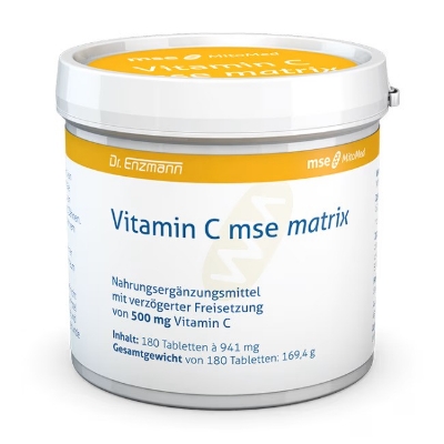 Vitamin C mse matrix 500 mg 180 tabletter