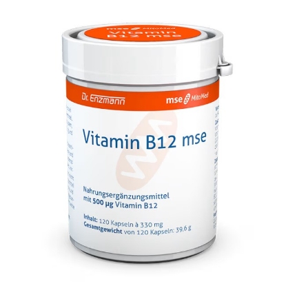 Bilde av Vitamin B12 mse 500 µg 120 kapsler