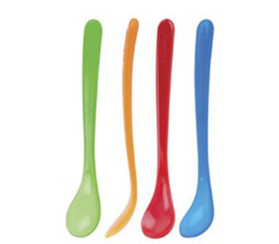 Nuby  Matskje langt skaft 4 pk