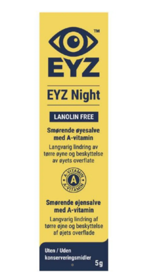 Eyz night øyesalve 5 g
